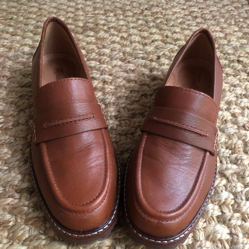 Madewell The Corinne Lugsole Loafer in Dried Maple. Size 5.5 - Picture 4 of 11